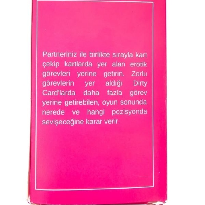 Censan 50 Parça Erotik Görev Kartları – Çiftler İçin Özel Oyun Seti