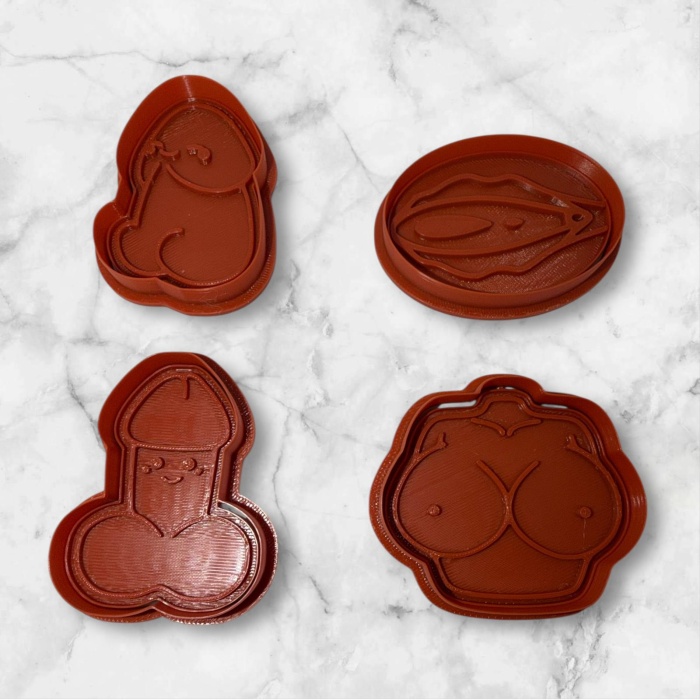 Penis & Meme Şeklinde Kurabiye Kalıbı – Mutfağın En Yaramaz Malzemesi!