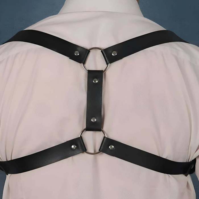 Erkak Deri Göğüs Harness - APFTM128