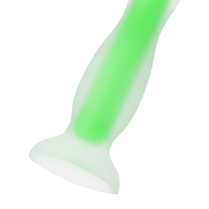 Beyond by Toyfa Mortimer Glow Karanlıkta Parlayan Anal Plug, Silikon, Şeffaf, 12,5 cm