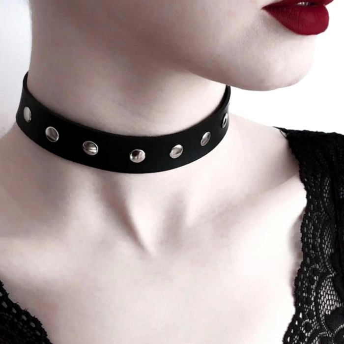 Deri Metalli Bayan Boyunluk BC5391