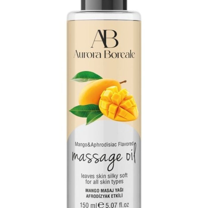 Aurora Boreale Mango Aromalı Afrodizyaklı Masaj Yağı 150 ML