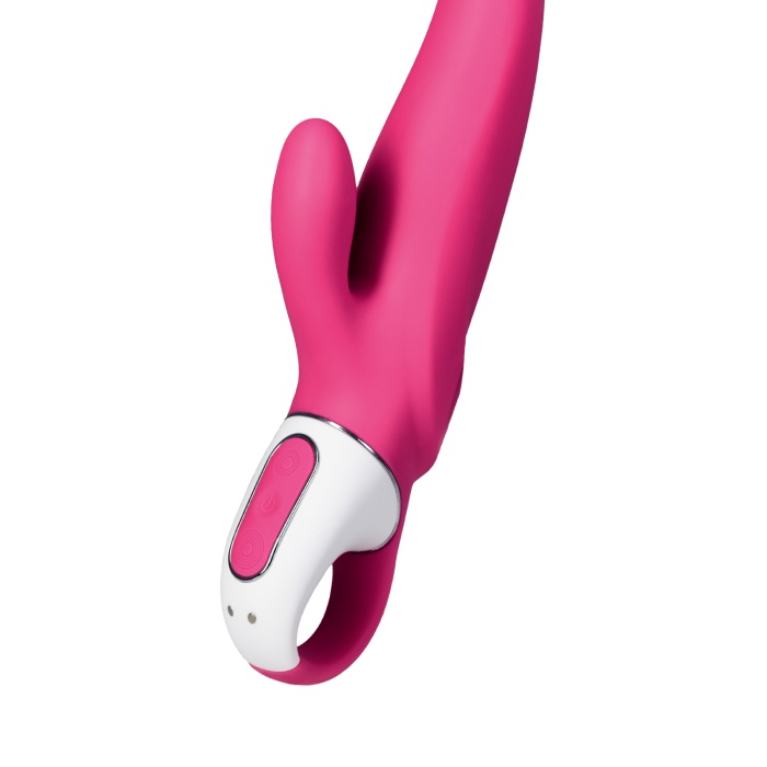 Satisfyer Mr.Rabbit Vibratör, silikon, kırmızı, 22,1 cm