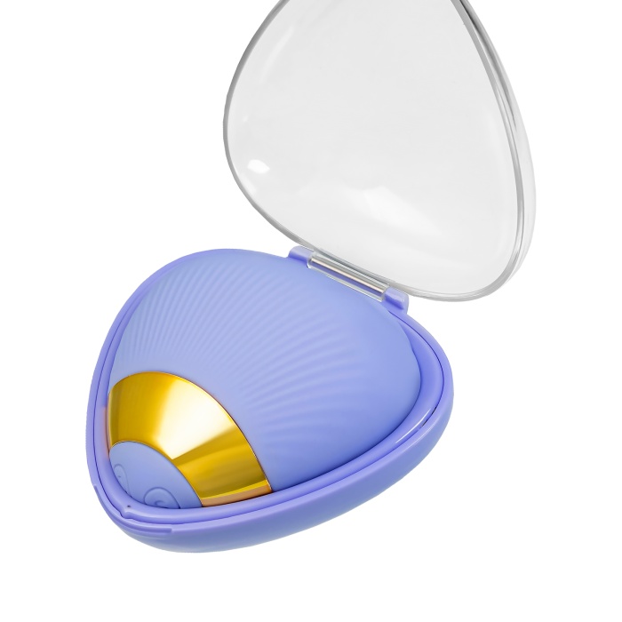 Çok fonksiyonlu vibratör LEroina Crasatell, silikon, lila, 9,5 cm