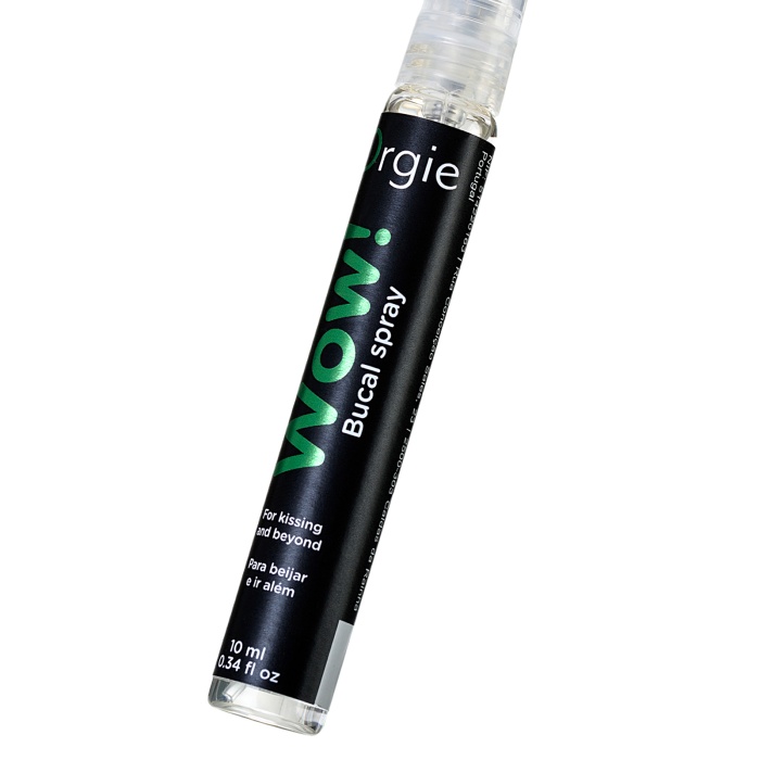 ORGIE Oral Sprey WOW! Soğutma ve heyecan verici etkiye sahip Blowjob Sprey, 10 ml
