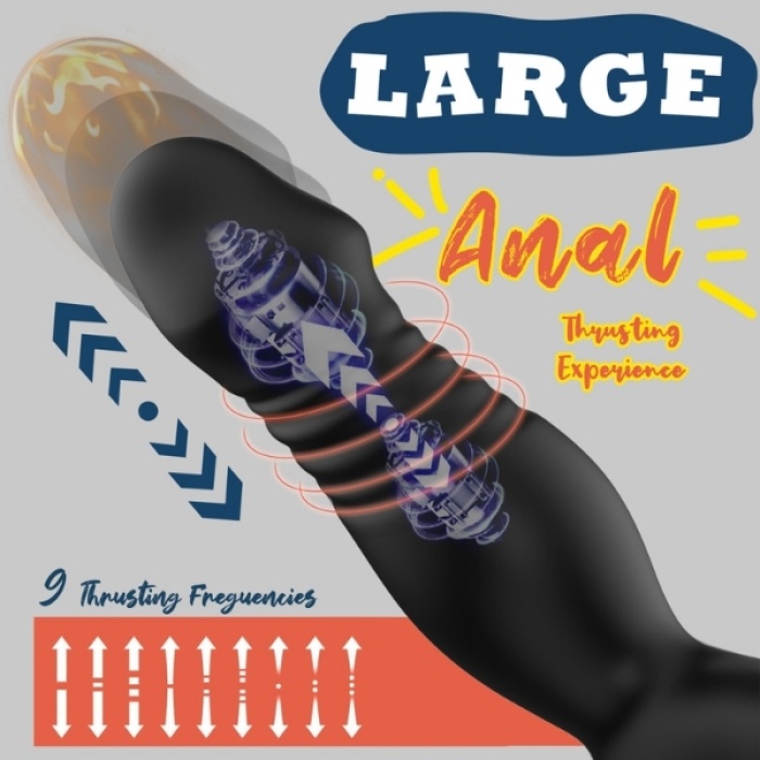 Censan 5in1 Telefon Kontrollü Titreşimli İleri Geri Vibratör