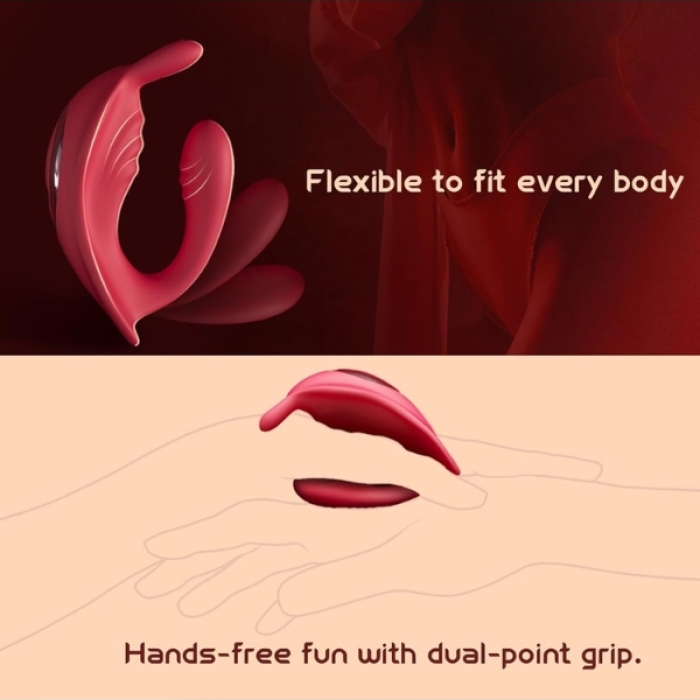 Censan Çiftler İçin Akıllı Titreşimli G-Spot ve Klitoris Uyarıcı Vibratör – Uygulama Kontrollü, Su Geçirmez, Çift Motorlu