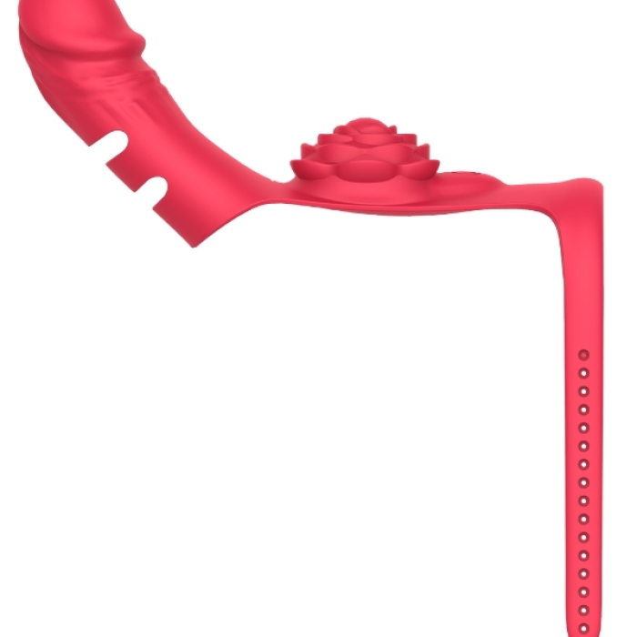 Censan Parmak takılabilir fiziksel dildo + Gül Titreşimli 2&amp;#39;si 1 arada yeni tasarım parmak vibratörü