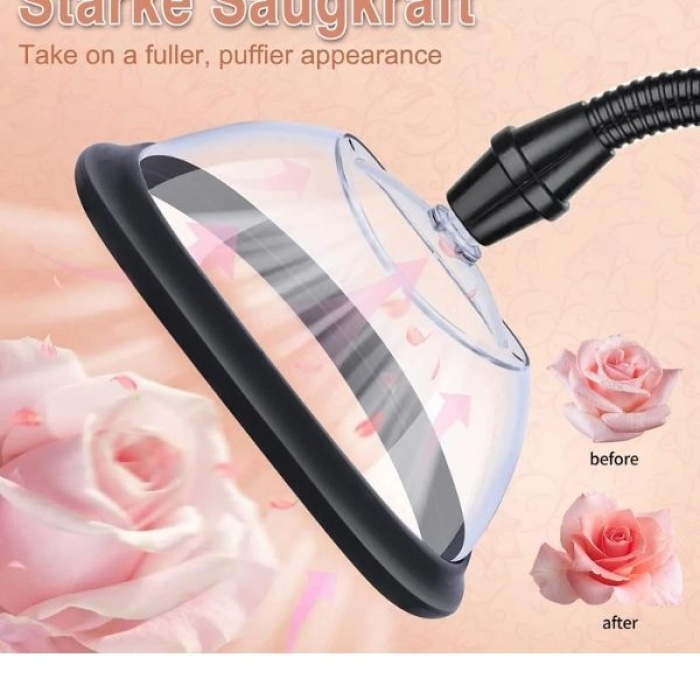 Censan Pussy Pump Premium Fun Çift Başlıklı Vajina &amp; Gööğüs Pompası