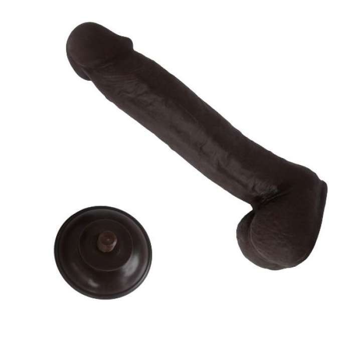 Censan Ultra Gerçekçi 24 Cm Model2 Brown Melez Kıkırdaklı Dildo