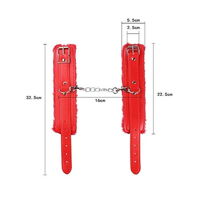 Deri Fantezi Kelepçesi Siyah