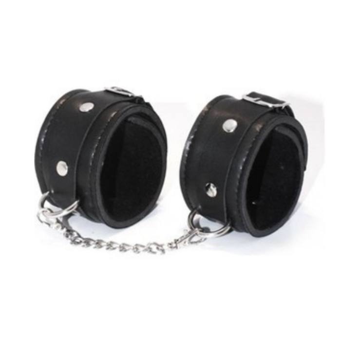 Fantezi Deri Seksi Siyah Kedi Maske Kelepçe Kırbaç Seti ( 3lü set) BC5369