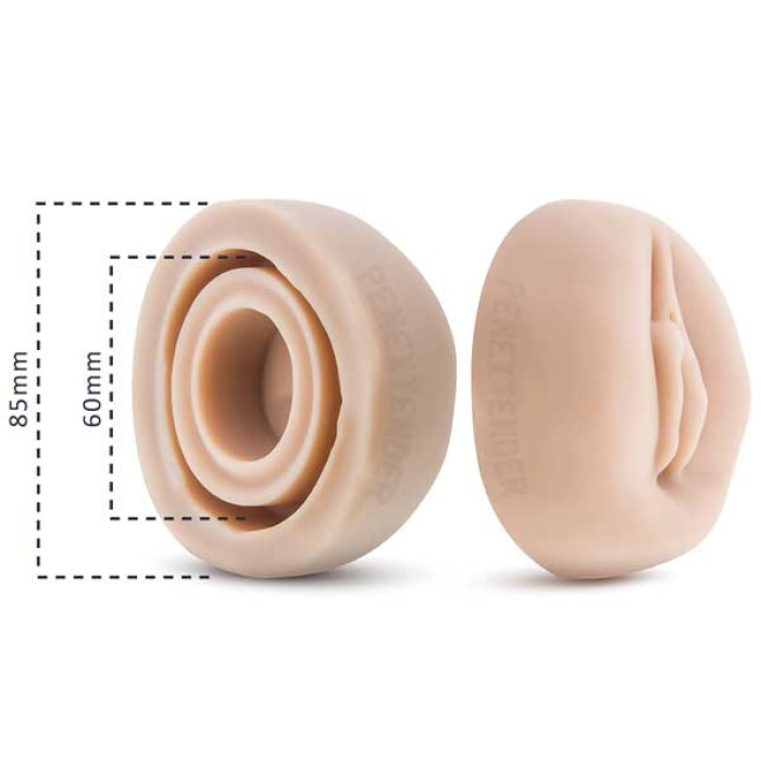 Penextender Sleeve Plus Penis Pompası Vajina Başlık