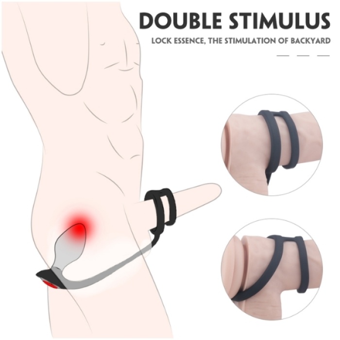 S-Hande Metal Anal Plug Seti ve Penis Halkası