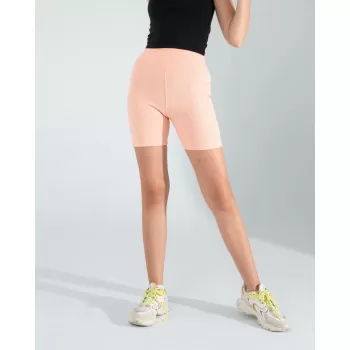 Somon Fitilli Push Up Toparlayıcı Biker Spor Tayt