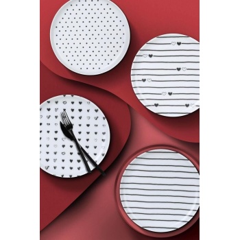 Kütahya Porselen Pretty 4 Parça 19 Cm Tabak