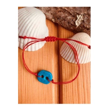 Süryani Nazar Boncuğu Bileklik Kırmızı Ipli