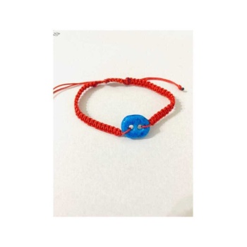 Süryani Nazar Boncuğu Kırmızı Ip Bileklik