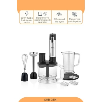 Sinbo SHB 3114 Multi 1000 W Blender Seti