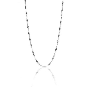 Italyan Gümüş Singapur Modeli 50 Cm Zincir