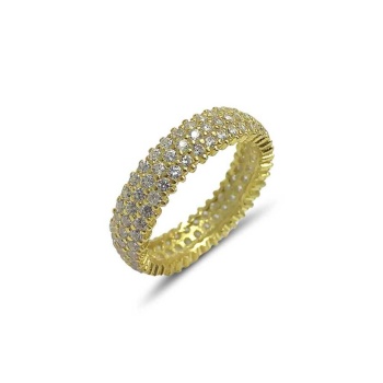 Kadın Altın Tamtur Taşlı Yüzük