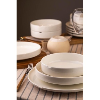 Kütahya Porselen Bone Chef Taste Of 18 Parça 6 Kişilik Yemek Takımı