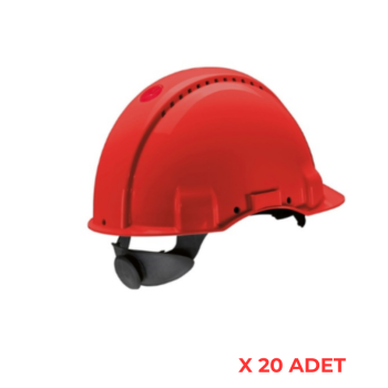 3m Peltor G3000 Kırmızı Baret 20 Adet