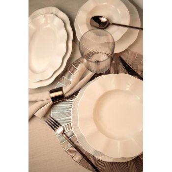 Kütahya Porselen Milena 26 Parça 6 Kişilik Yemek Takımı