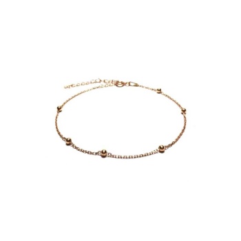 Kadın Ros Kaplama 925 Ayar Bayan Gümüş Bileklik  MGD20201000