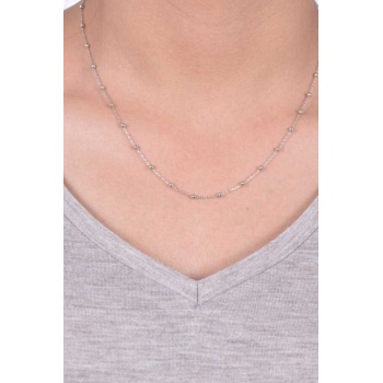 Kadın Sık Toplu Gümüş Bayan Zincir Kolye  MGD2020903
