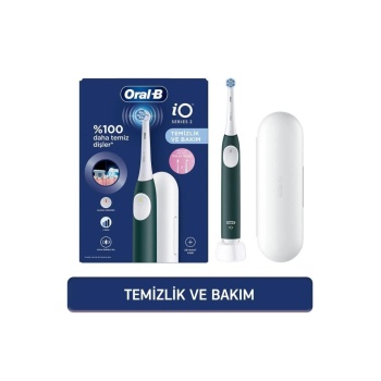 Oral-B İo 2 Orman Yeşili Şarjlı Diş Fırçası 1 Diş Fırçası Başlığı 1 Seyahat Kutusu