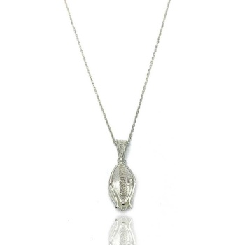 Kadın Gümüş Telkari Kolye 2020095