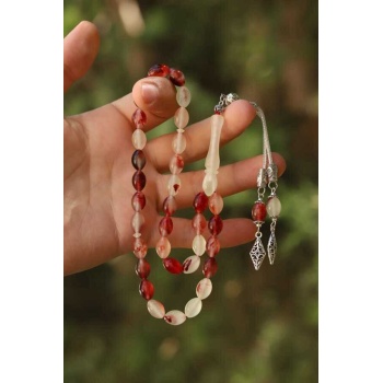 Erkek Kedi Gözü (Işıkta Parlayan) Toz Kehribar Tesbih