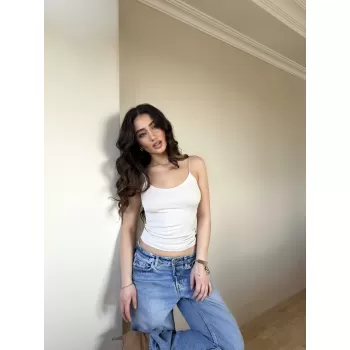 Taş ZRA Model Poliamid İp Askı Bluz