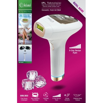 Kiwi Ipl Buz Lazer Epilasyon Tüy Alma Cihazı Otomatik Yüz,vücut,hassas Bölge Kullanımı 999.900 Atım 6834