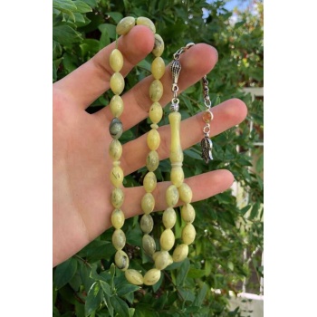 Erkek Hareli Toz Kehribar Tesbih  MGD20203013