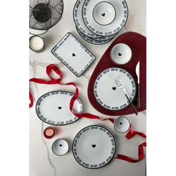 Kütahya Porselen Zeugma 14 Parça 6 Kişilik Kahvaltı Takımı Good Day