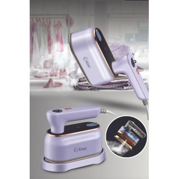 Kiwi 2si 1 Arada Buharlı Ütü & Dikey Ütü Kırışık Giderici Portatif ***Mor*** Ksı-646