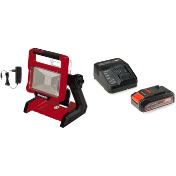 Einhell TE-CL 18/2000 LiAC - Solo, LED Aydınlatma ve Einhell 18V 2,5 Ah PXC Starter Kit (Başlangıç Seti)