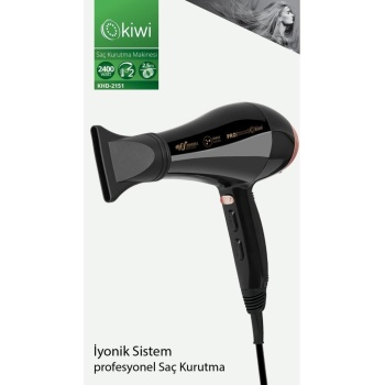 Kiwi Khd-2151 Profesyonel İyonik 2,5 Metre Kablolu Saç Kurutma Makinesi