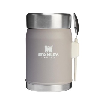 Stanley Klasik paslanmaz çelik yemek termosu kaşıklı 0,40 Lt-GRİ