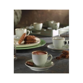 Lima Pearl Türk Kahvesi Fincan Takımı 6 Lı Yeşil LM02KT730P03