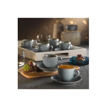 Lıma 730p01 Dekor Kahve Fin. Tak. Pear  Mavi LM12KT730P01