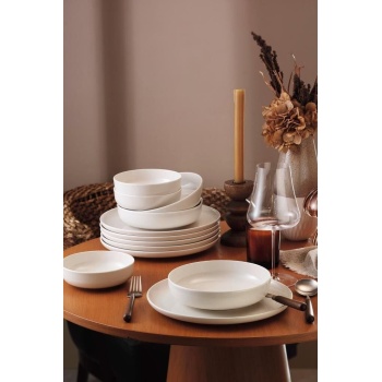 Kütahya Porselen Moderna 12 Parça 4 Kişilik Yemek Takımı Beyaz MOD12Y174045