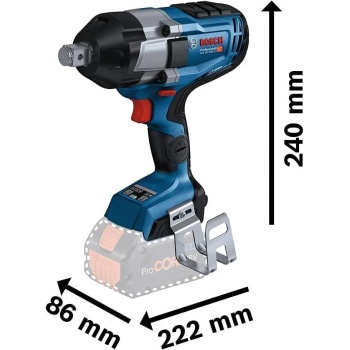Bosch Professional GDS 18V-1050 H Akülü Somun Sıkma Makinesi (Akü ve Şarj Dahil Değil) - 06019J850