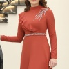 Elif Taşlı Elbise Kiremit