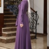 MANOLYA ELBİSE LİLA