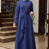 MANOLYA ELBİSE İNDİGO