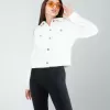Nakışlı Etnik Desen Denim Ceket