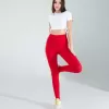 Kırmızı Fitilli Push Up Toparlayıcı Spor Tayt
